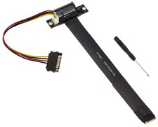 Adapter Gen 4.0 M2 M Key To PCIe X4, 20Cm - 180°