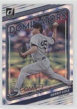 2022 Panini Donruss Dominators Silver 188/349 Gerrit Cole #D-11 fm0