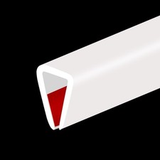 Rubber Edge Trim, Flexible Baby Proof Edge Trim for Sharp Edge, 1/4" U Channel E