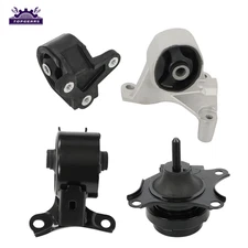 4x Manual Motor & Transmission Mount Set Fits For Honda Civic 1.7L 2002-2004