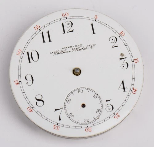 Antique Waltham Watch Face & Movement  43mm - Not Working