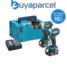 Image of Makita DLX2145RJ 18v LXT DHP458 Combi Drill + DTD152 Impact Driver 2 x 3.0AH