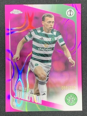 Alistair Johnston 2025-26 Topps Chrome UCC Pink Lava Refractor Base /250 #148