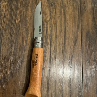 OPINEL # 8 Folding Knife Pocket Knife FRANCE carbon carbone