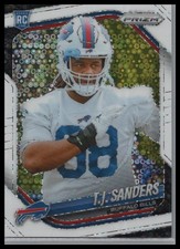 2025 Panini Prizm #338 T.J. Sanders White Disco