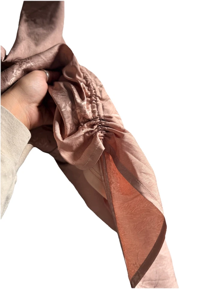 Cowl Neck Metallic Pink Slip Mini Dress Adjustable Size M ASTR - Image 3 of 4