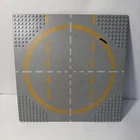 LEGO baseplate 6099p01 Space Road Landing Pad With Yellow Circle Pattern 32x32