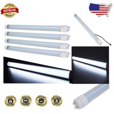 Bright RV LED T8 18" Tube 4 Count 600 Lumens Cool White 90 CRI High Quality
