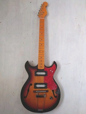 Vintage 1970s Audition Made In Korea Semi-Hollow Guitar - Modified 