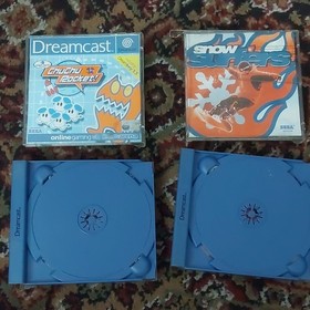 Sega Dreamcast Game Bundle ChuChu Rocket & Snow Surfer Broken Cases