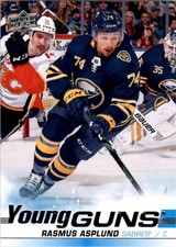 Rasmus Asplund 2019-20 Upper Deck Young Guns Rookie Card #475-Buffalo Sabres