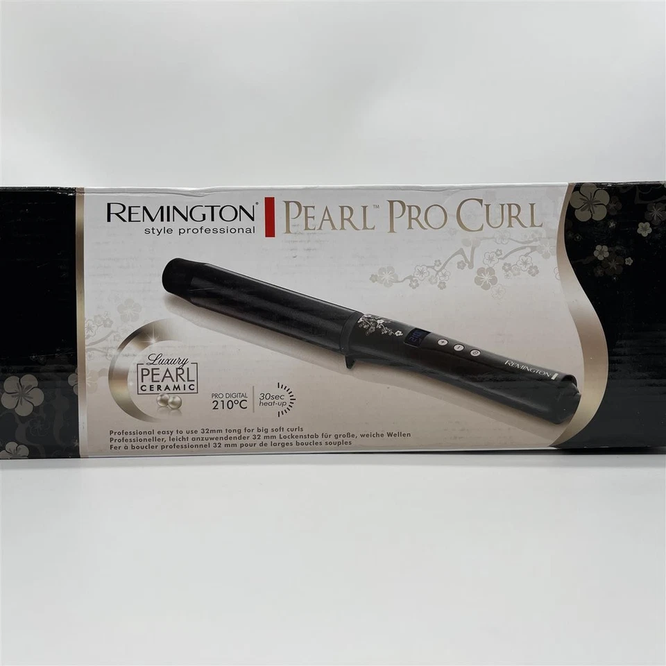Remington Lockenstab große Locken [32mm] Pearl Digital (Keramikbeschichtung mit 