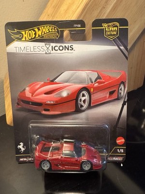 Hot Wheels Premium Ferrari Lot of 5 Testarossa/Laferrari/F50/499p