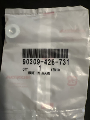 Genuine OEM Honda 90309-428-731 Flange Nut A39