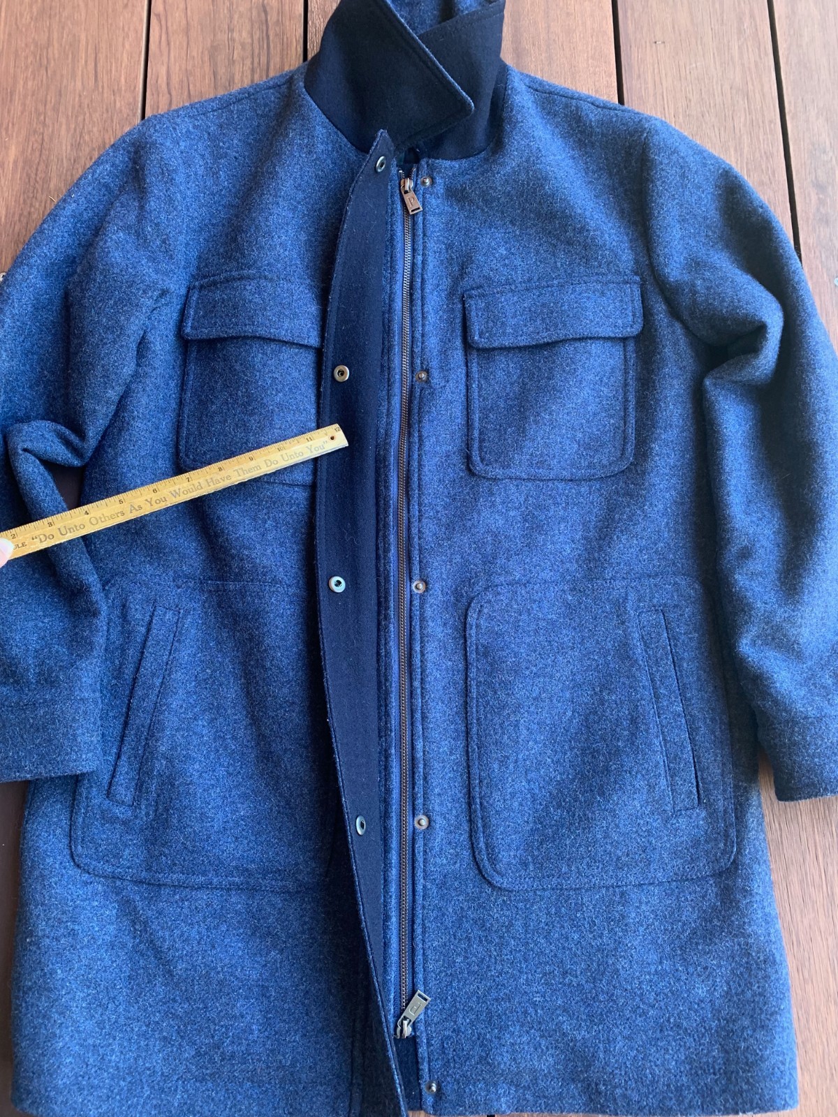 PENDLETON Kit Wool Jacket Coat Size 4 Small Indig… - image 7