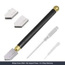 Glass Cutter, 2mm-20mm Glass Cutters Tools Sharp Glass Cutting with Automatic Oi