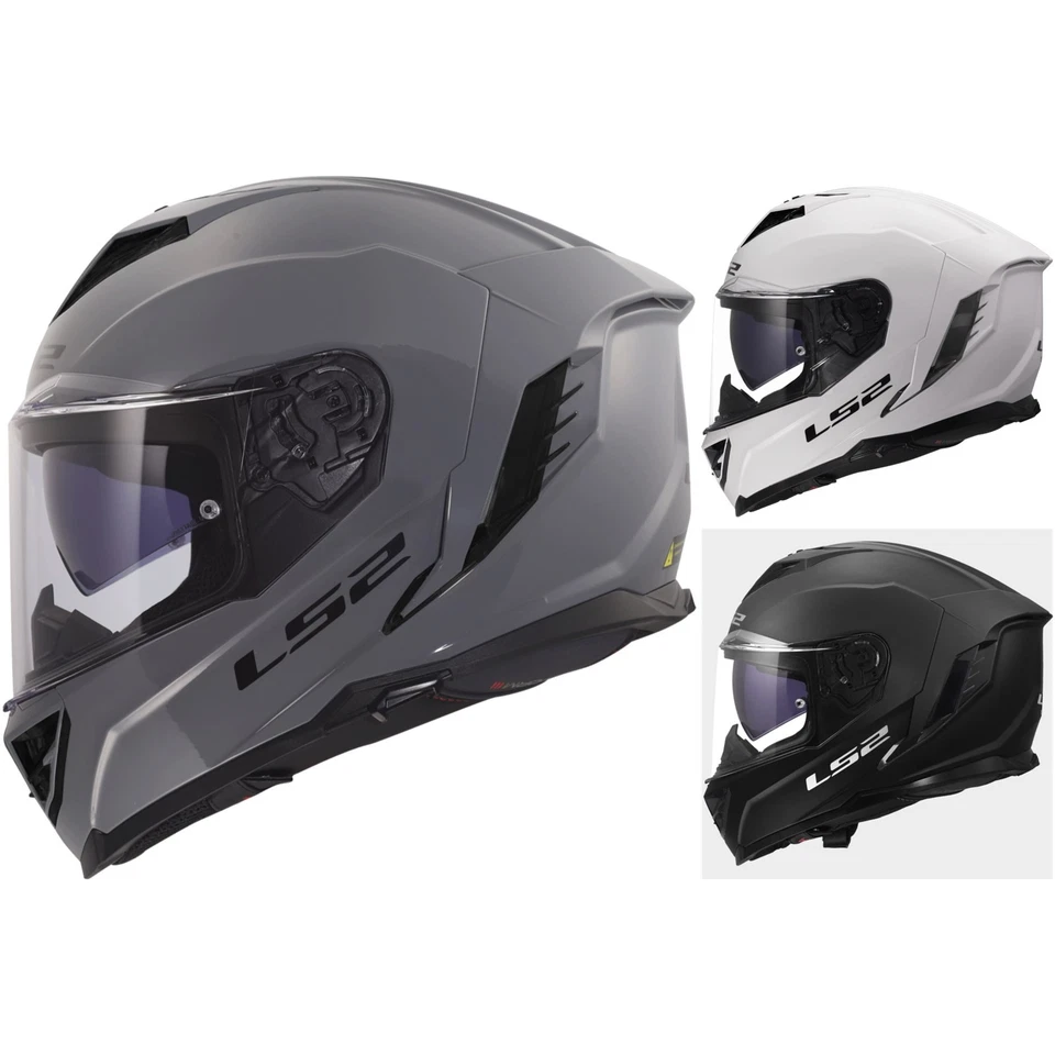 LS2 Storm 3 Casque Moto Intégral FF818 Noir Mat 3XL Très Aéré Pinlock - Photo 1/1