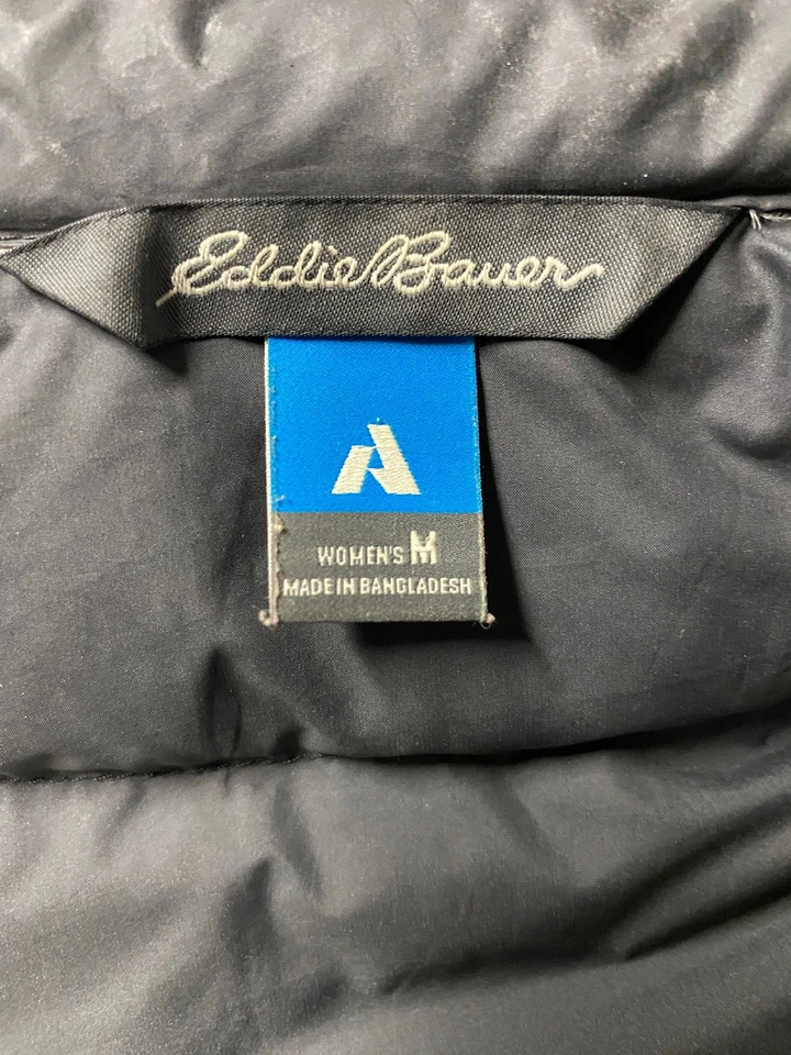 Chaqueta Eddie Bauer 800 Storm Down para mujer mediana First Ascent Puffer con capucha Foto 4 de 4