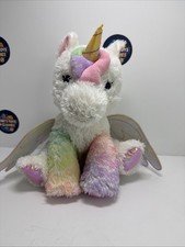 Barbie Talks  Light Up Unicorn Dreamtopia Rainbow plush stuffed Mattel WORKS