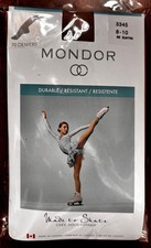 NEW Mondor 3345 Footed Figure Skating Tights 8-10 82 Suntan beige 70 DEN