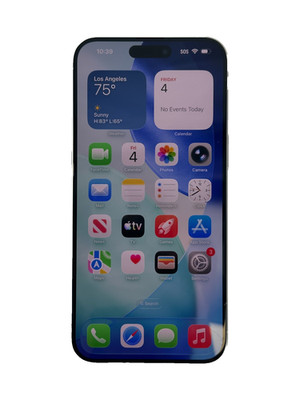 Apple iPhone 15 Pro Max 256GB White AT&T Battery 73%