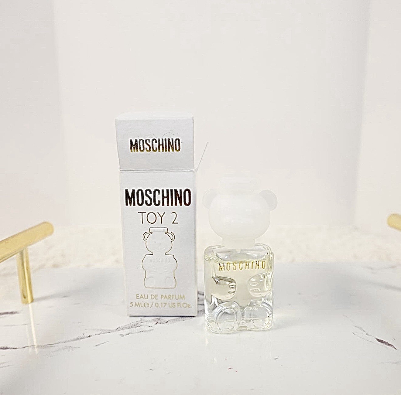 MOSCHINO TOY 2 EAU DE PARFUM MINI SPLASH 0.17 Oz / 5 ml BRAND NEW TRAVEL SIZE!!!
