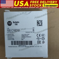 Allen-Bradley 100-C16D10 16 AMP 120VAC COIL IEC Contactor New Factory Sealed