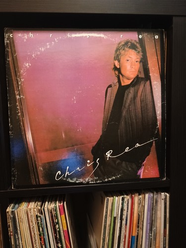CHRIS REA Self Titled 1982 VINYL LP CBS 37664 w Lyric Inner Sleeve S/T VG+