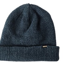 REI Co-op Adult Unisex OS Teal Blue Ribbed Cuff Cap Beanie Chunky Knit Cozy