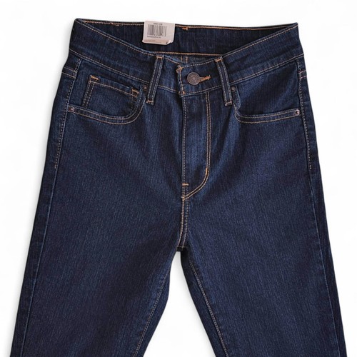 Levi's 721 High Rise Jeans Blau Denim Slim Skinny Jeans Damen W24 L32 24x32 Neu mit Etikett - Bild 3 von 14