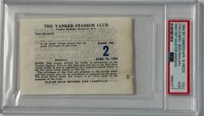 1964 PSA Tony Conigliaro Debut/Hit Opening Day Yankees Ticket Pass Red Sox 1/1⚾️