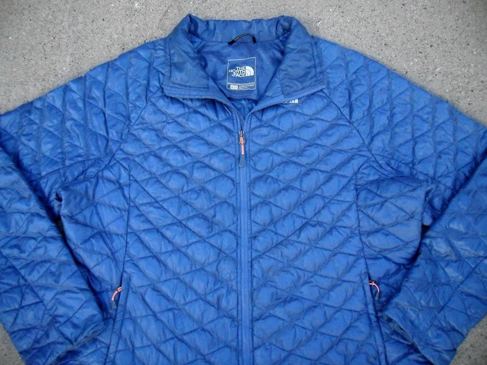 The North Face Thermoball Full Zip Jacket Women's Sz XXL Blue Plimaloft - Image 4 of 4