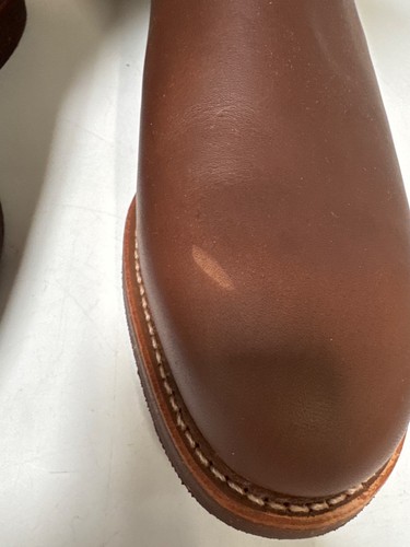 Red Wing Pecos Boots 1178 Brown Size 10D w/ Oil Resistant Cork Soles - Picture 5 of 17