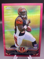Giovani Bernard 2013 Topps Chrome Pink Prizm Refractor Rookie Card /399. rookie card picture