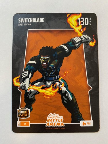 2026 Bo Jackson Battle Arena Switchblade Travis Hunter (RC) FIRE parallel #12