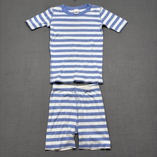 Boys Hanna Andersson Striper Pajama Set Size 10 Short Set