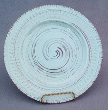 Home Essentials - Country Dinner - Aqua - Salad Plate - 8 5/8" Diameter