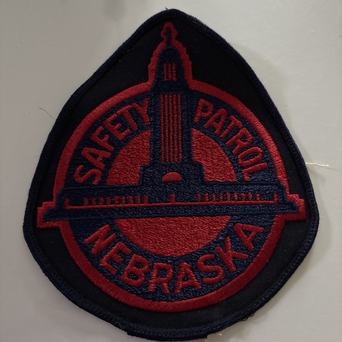 OLD Vintage Nebraska safety patrol, State Police Patch 1950’s-1967 duty worn  