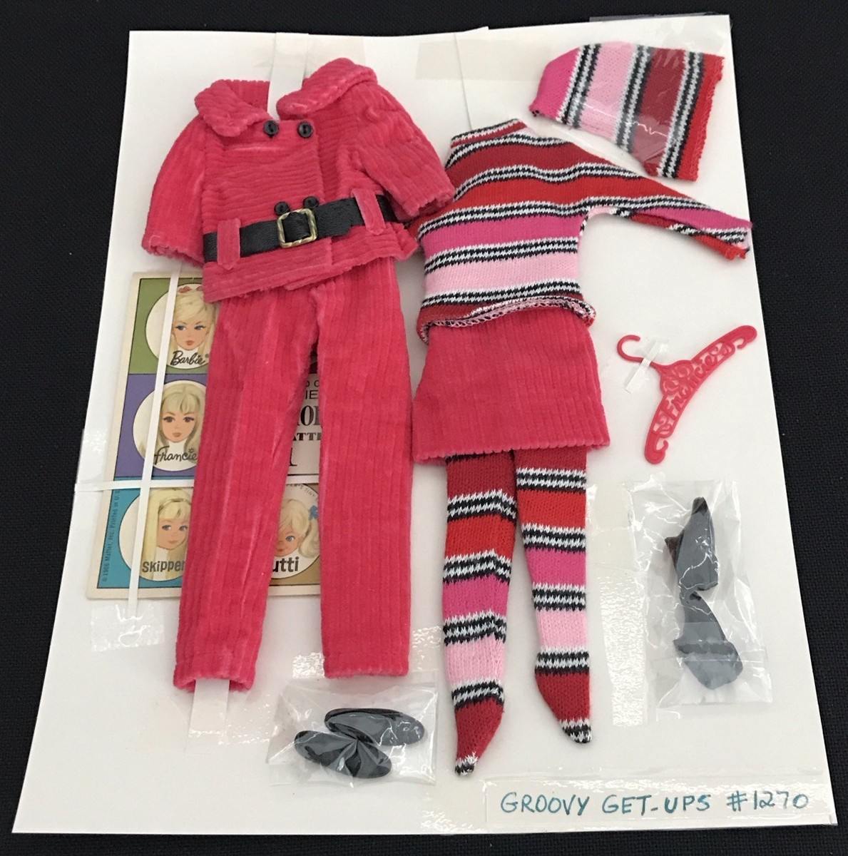 GROOVY GET-UPS #1270 BARBIE/FRANCIE DOLL~1965~ COMPLETE & NEAR