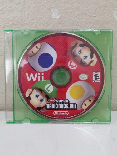 New Super Mario Bros. Wii (Nintendo Wii, 2009) DISK ONLY Working