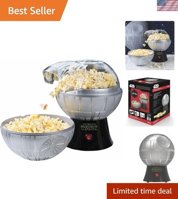 Death Star Hot Air Popcorn Machine - 10 Ounce Capacity with One-Touch Operation