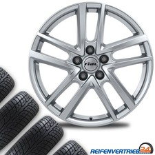 4x Alu Ganzjahresreifen Kompletträder für Ford Focus Reifen 205/55R16 Conti