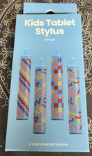 4 Pack Kids Tablet Stylus Universal Styluses 3.5in x 0.56in Ages 6 
