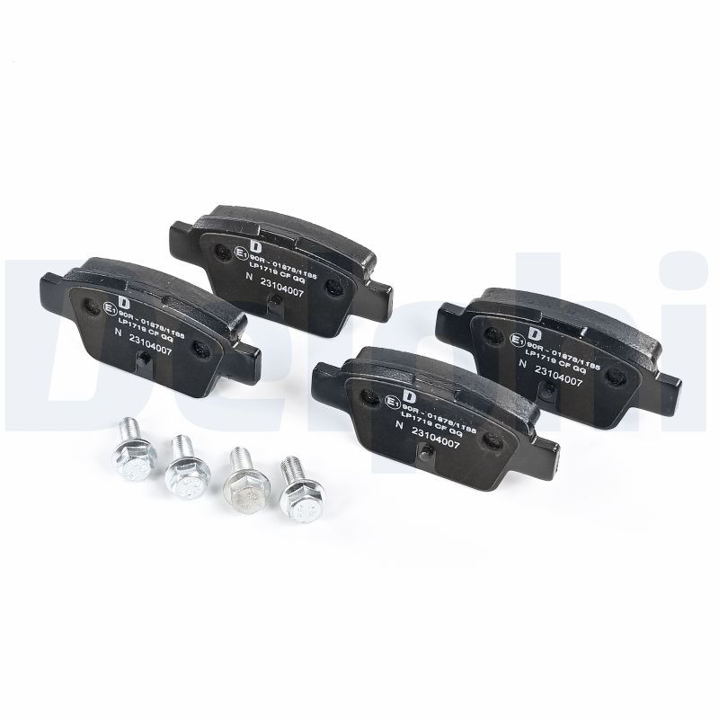 Plaquettes de frein Delphi LP1719 pour le remplacement de vos disques de frein use