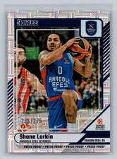 2025-26 Panini Donruss Euroleague Press Proof Shane Larkin 236/275 Anadolu Efes