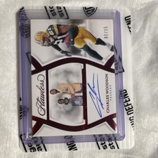 Panini Flawless Charles Woodson Green Bay Packers Autographed Card HOF-CWN /15