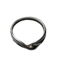 Twist Ring 925 Sterling Silver Size O Sleek Design Band Fine Jewellery 2.6 Grams