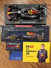 Max Verstappen Oracle Red Bull Racing RB21 1:43 F1 Diecast #1 Bahrain GP 2025