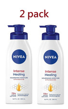 NIVEA Intense Healing Body Lotion 72 Hr Moisture for Dry to Very Dry Skin 16.9oz