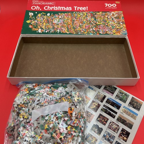 Albero di Natale Springbok Oh vintage! Puzzle panoramico completo